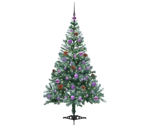 Mākslīgā Ziemassvētku Eglīte Zaļa 150 Cm Pvc Un Tērauds Vidaxl Mākslīgā Ziemassvētku Eglīte Zaļa 150 Cm Pvc Un Tērauds Vidaxl