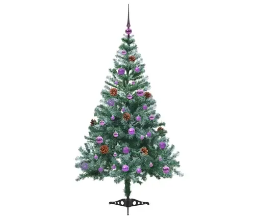 Mākslīgā Ziemassvētku Eglīte Zaļa 150 Cm Pvc Un Tērauds Vidaxl Mākslīgā Ziemassvētku Eglīte Zaļa 150 Cm Pvc Un Tērauds Vidaxl