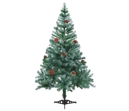 Mākslīgā Ziemassvētku Eglīte Zaļa 150 Cm Pvc Un Tērauds Vidaxl