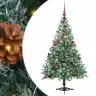 Mākslīgā Ziemassvētku Eglīte Zaļa 150 Cm Pvc Un Tērauds Vidaxl