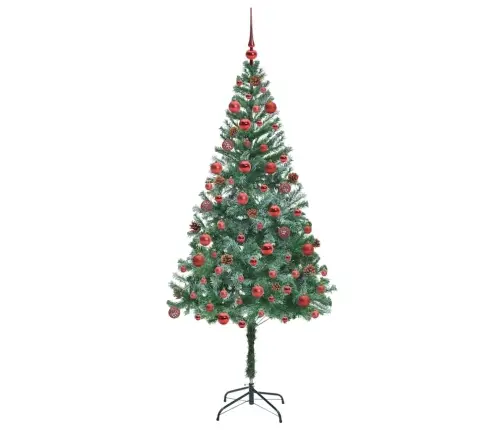 Mākslīgā Ziemassvētku Eglīte Zaļa 180 Cm Pvc Un Tērauds Vidaxl Mākslīgā Ziemassvētku Eglīte Zaļa 180 Cm Pvc Un Tērauds Vidaxl