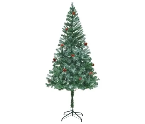 Mākslīgā Ziemassvētku Eglīte Zaļa 180 Cm Pvc Un Tērauds Vidaxl Mākslīgā Ziemassvētku Eglīte Zaļa 180 Cm Pvc Un Tērauds Vidaxl