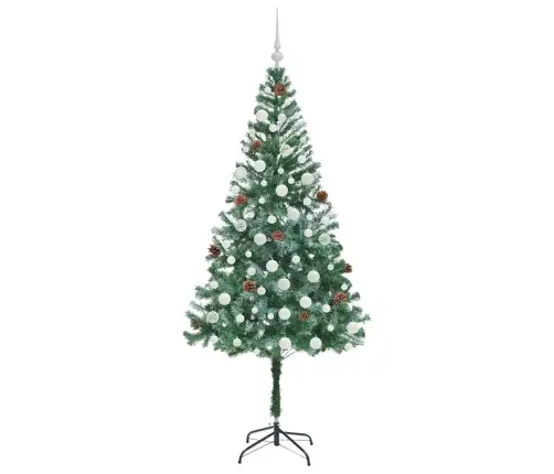 Dirbtinė Kalėdų Eglutė Su 300 Led Žalia 180 Cm Pvc Ir Plienas Dirbtinė Kalėdų Eglutė Su 300 Led Žalia 180 Cm Pvc Ir Plienas