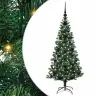 Mākslīgais Led Ziemassvētku Eglīte Zaļa 120Cm Pvc Un Metāls Vidaxl