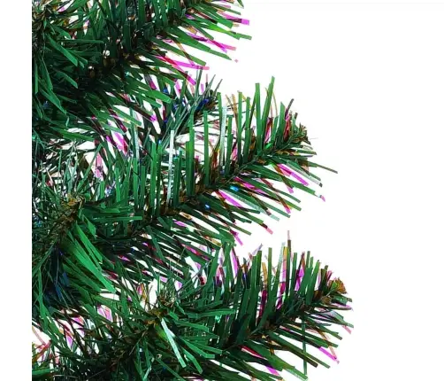 Mākslīgais Led Ziemassvētku Eglīte Zaļa 120 Cm Pvc Un Metāls Vidaxl