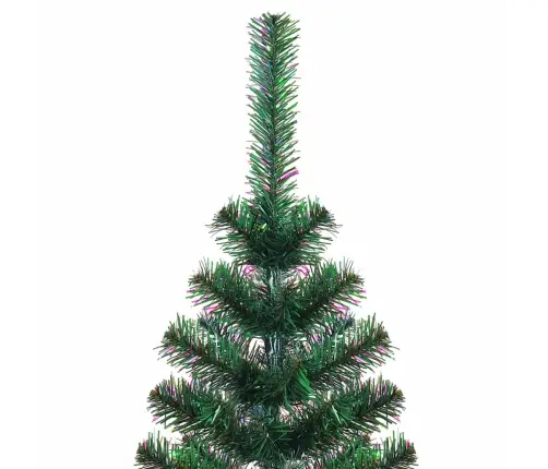 Mākslīgais Led Ziemassvētku Eglīte Zaļa 120 Cm Pvc Un Metāls Vidaxl