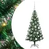 Tehis Pre-Lit Jõulupuu Roheline 120 Cm Pvc Ja Metall Tehis Pre-Lit Jõulupuu Roheline 120 Cm Pvc Ja Metall