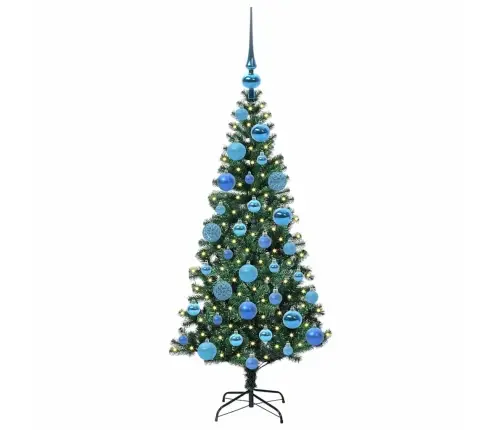 Mākslīgais Led Ziemassvētku Eglīte Zaļa 120Cm Pvc Un Metāls Vidaxl Mākslīgais Led Ziemassvētku Eglīte Zaļa 120Cm Pvc Un Metāls Vidaxl