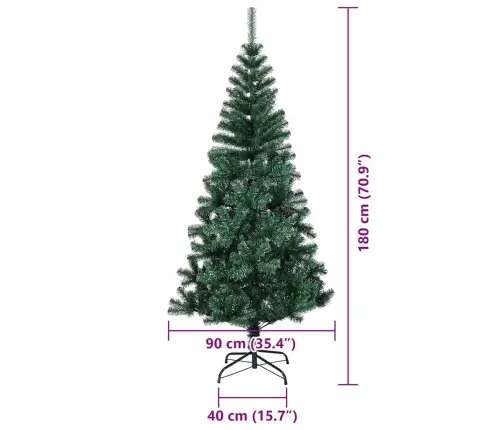 Dirbtinis Prieššventinis Eglutė Su Šviesomis Žalia 180 Cm Dirbtinis Prieššventinis Eglutė Su Šviesomis Žalia 180 Cm