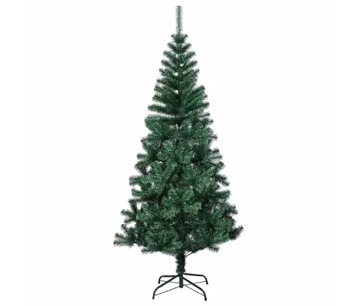 Mākslīgais Led Ziemassvētku Eglīte Zaļa 180 Cm Pvc Un Metāls Vidaxl