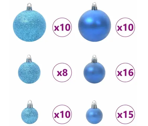 Mākslīgais Led Ziemassvētku Eglīte Zaļa 180 Cm Pvc Un Metāls Vidaxl