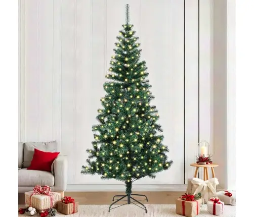 Mākslīgāziemassvētkueglīte Zaļa 240Cm Pvc Vidaxl