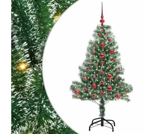 Mākslīgā Ziemassvētku Egle, Sniedziņu Klāta Ar Led Gaismu Vidaxl Mākslīgā Ziemassvētku Egle, Sniedziņu Klāta Ar Led Gaismu Vidaxl