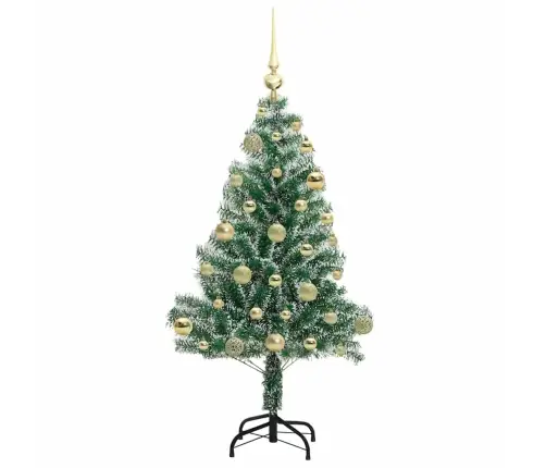 Dirbtinė Kalėdų Eglė Su Sniegu Ir Led Šviesa Su 150 Led 120 Cm