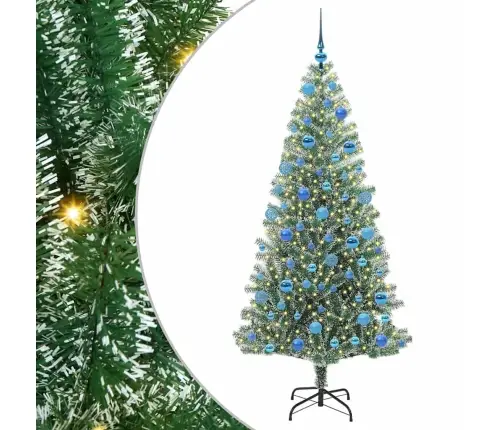 Kunstlik Jõulupuu Lumeja Fluffiga Koos Led-Valgusega 180 Cm