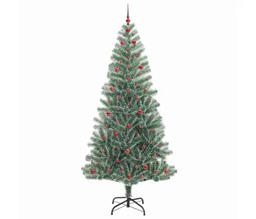 Dirbtinė Kalėdų Eglė Su Sniegu Ir Led Šviesa Su 300 Led 240 Cm