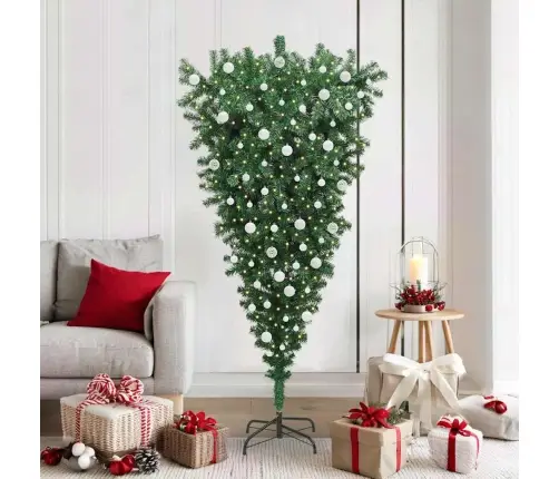 Apgriezts Mākslīgais Iepriekš Izgaismots Ziemassvētku Koks Ar Bumbiņu Komplektu Vidaxl Apgriezts Mākslīgais Iepriekš Izgaismots Ziemassvētku Koks Ar Bumbiņu Komplektu Vidaxl