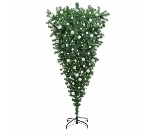 Apgriezts Mākslīgais Iepriekš Izgaismots Ziemassvētku Koks Ar Bumbiņu Komplektu Vidaxl Apgriezts Mākslīgais Iepriekš Izgaismots Ziemassvētku Koks Ar Bumbiņu Komplektu Vidaxl