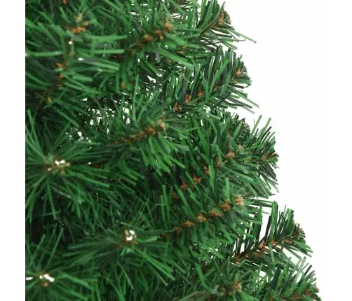 Dirbtinė Kalėdų Eglutė Žalia 120 Cm Pvc Ir Plienas Ir Plastikas