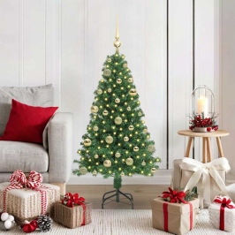 Mākslīgā Ziemassvētku Eglīte Su 150 Led Ar Statīvu Zaļa 120 Cm Vidaxl