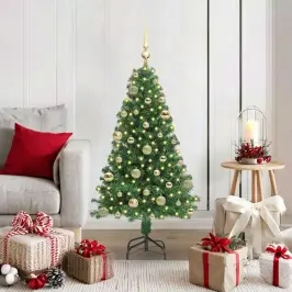 Mākslīgā Ziemassvētku Eglīte Su 150 Led Ar Statīvu Zaļa 120 Cm Vidaxl