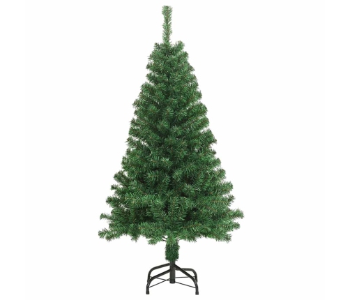 Tehisjõulupuu Roheline 120 Cm Pvc Ja Teras Ja Plast