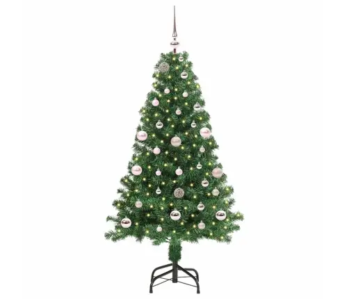 Tehisjõulupuu Roheline 150 Cm Pvc Ja Teras Ja Plast