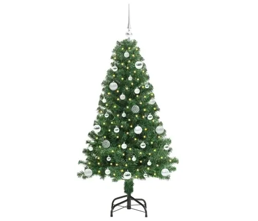 Mākslīgā Ziemassvētku Eglīte Su 150 Led Ar Statīvu Zaļa 150 Cm Vidaxl Mākslīgā Ziemassvētku Eglīte Su 150 Led Ar Statīvu Zaļa 150 Cm Vidaxl