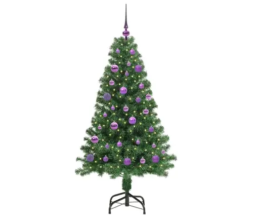 Mākslīgā Ziemassvētku Eglīte Su 150 Led Ar Statīvu Zaļa 150 Cm Vidaxl