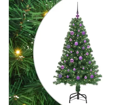 Mākslīgā Ziemassvētku Eglīte Su 150 Led Ar Statīvu Zaļa 150 Cm Vidaxl