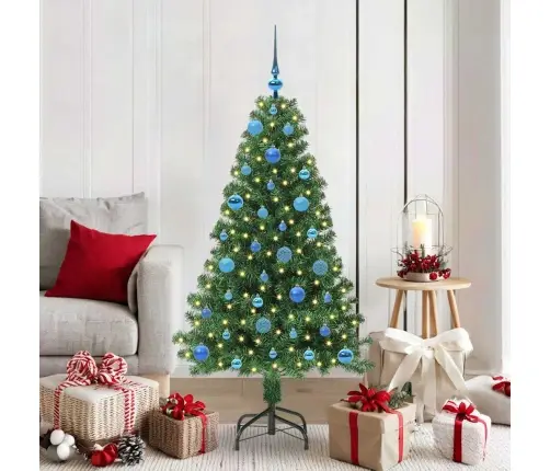 Tehisjõulupuu Roheline 150 Cm Pvc Ja Teras Ja Plast