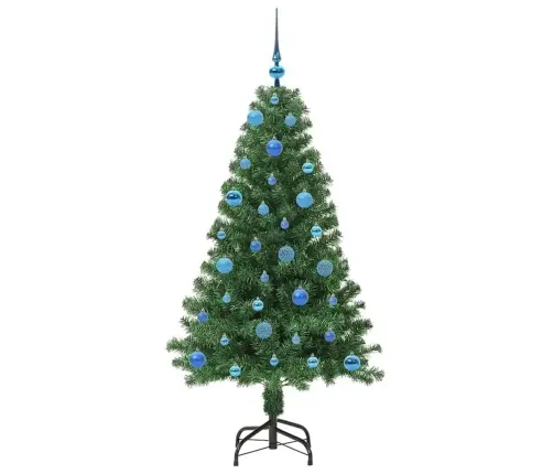 Tehisjõulupuu Roheline 150 Cm Pvc Ja Teras Ja Plast