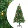 Mākslīgā Ziemassvētku Eglīte Su 150 Led Ar Statīvu Zaļa 150 Cm Vidaxl