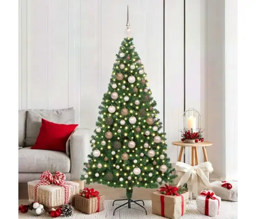 Tehisjõulupuu Roheline 180 Cm Pvc Ja Teras Ja Plast