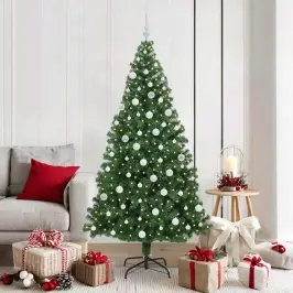 Mākslīgā Ziemassvētku Eglīte Su 300 Led Ar Statīvu Zaļa 180 Cm Vidaxl