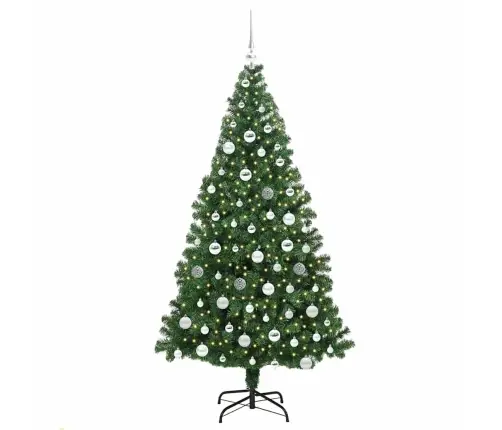 Mākslīgā Ziemassvētku Eglīte Su 300 Led Ar Statīvu Zaļa 180 Cm Vidaxl