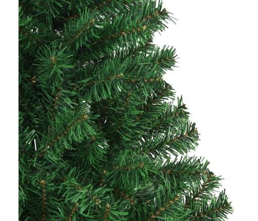 Dirbtinė Kalėdų Eglutė Žalia 210 Cm Pvc Ir Plienas Ir Plastikas