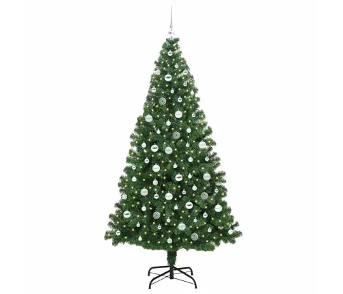 Mākslīgā Ziemassvētku Eglīte Su 300 Led Ar Statīvu Zaļa 210 Cm Vidaxl Mākslīgā Ziemassvētku Eglīte Su 300 Led Ar Statīvu Zaļa 210 Cm Vidaxl