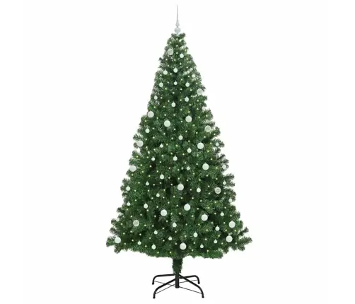 Mākslīgā Ziemassvētku Eglīte Su 300 Led Ar Statīvu Zaļa 240 Cm Vidaxl