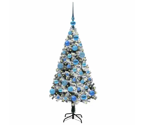 Mākslīgā Ziemassvētku Eglīte Su 150 Led Zaļa 120 X 75 Cm Vidaxl