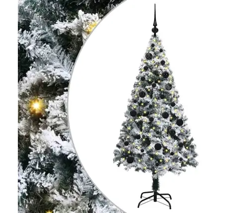 Mākslīgā Ziemassvētku Eglīte Su 150 Led Zaļa 150 X 95 Cm Vidaxl