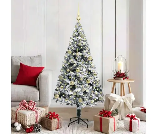 Mākslīgā Ziemassvētku Eglīte Su 150 Led Zaļa 150 X 95 Cm Vidaxl