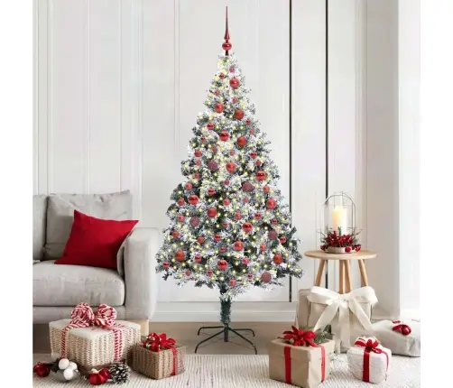 Mākslīgā Ziemassvētku Eglīte Su 300 Led Zaļa 180 X 115 Cm Vidaxl