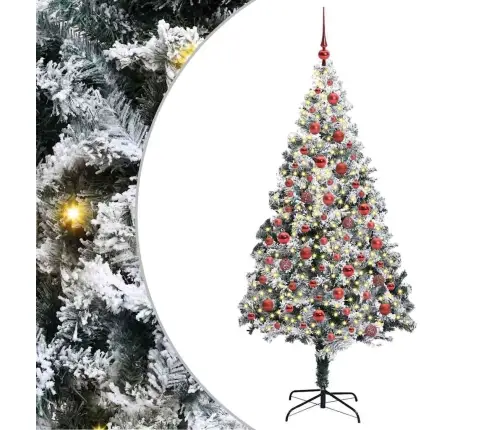 Mākslīgā Ziemassvētku Eglīte Su 300 Led Zaļa 180 X 115 Cm Vidaxl