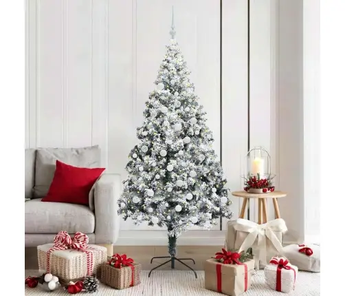 Mākslīgā Ziemassvētku Eglīte Su 300 Led Zaļa 180 X 115 Cm Vidaxl