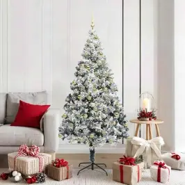 Mākslīgā Ziemassvētku Eglīte Su 300 Led Ar Statīvu Zaļa 180 Cm Vidaxl