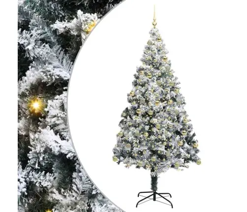 Mākslīgā Ziemassvētku Eglīte Su 300 Led Zaļa 180 X 115 Cm Vidaxl