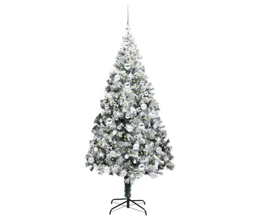 Mākslīgā Ziemassvētku Eglīte Su 300 Led Zaļa 180 X 115 Cm Vidaxl