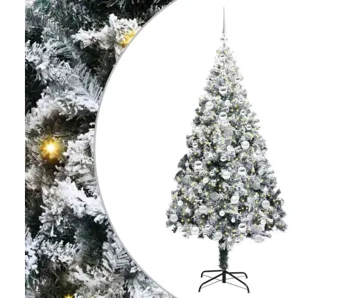 Mākslīgā Ziemassvētku Eglīte Su 300 Led Zaļa 180 X 115 Cm Vidaxl