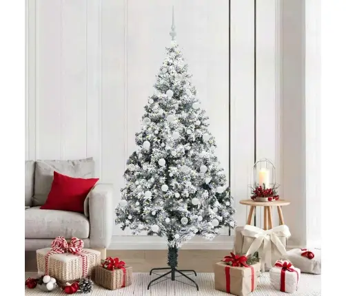 Mākslīgā Ziemassvētku Eglīte Su 300 Led Zaļa 210 X 135 Cm Vidaxl